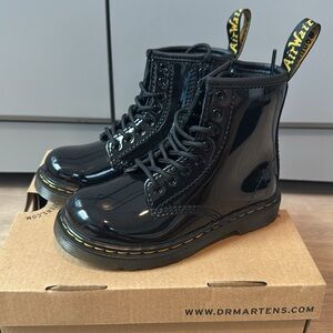 SOLD: Dr. Martens Black Patent Leather Boots